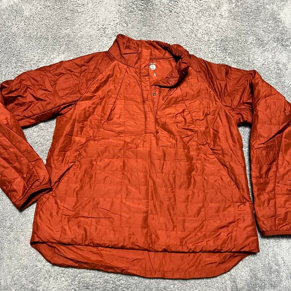 Mountain Hardwear Jacket Womens Large Orange Skylab Synthetic Pullover Puffer - Picture 1 of 8